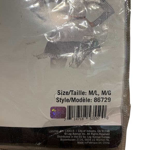 Leg Avenue Creepy Clown IT Halloween Costume - Picture 5 of 6